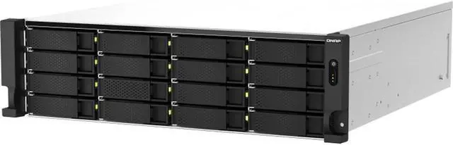 Alt view image 5 of 6 - Qnap TS-h2287XU-RP 22-Bay 3U Rackmount NAS/iSCSI Enclosure, Xeon E-2378 2.6GHz