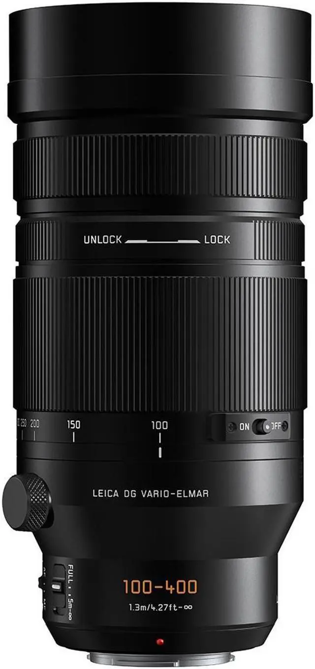 Alt view image 2 of 6 - Panasonic Leica DG Vario-Elmarit 100-400mm f/4.0-6.3 II ASPH Lens, Bundle with 72mm CPL+UV Lens Filter Kit and Cleaning Kit