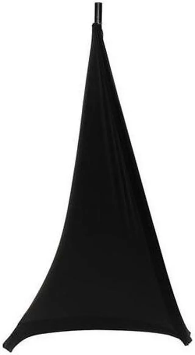 Alt view image 2 of 4 - Gator Cases GPA-STAND-2-B Stretch Speaker Stand Cover, 2 Sides, Black