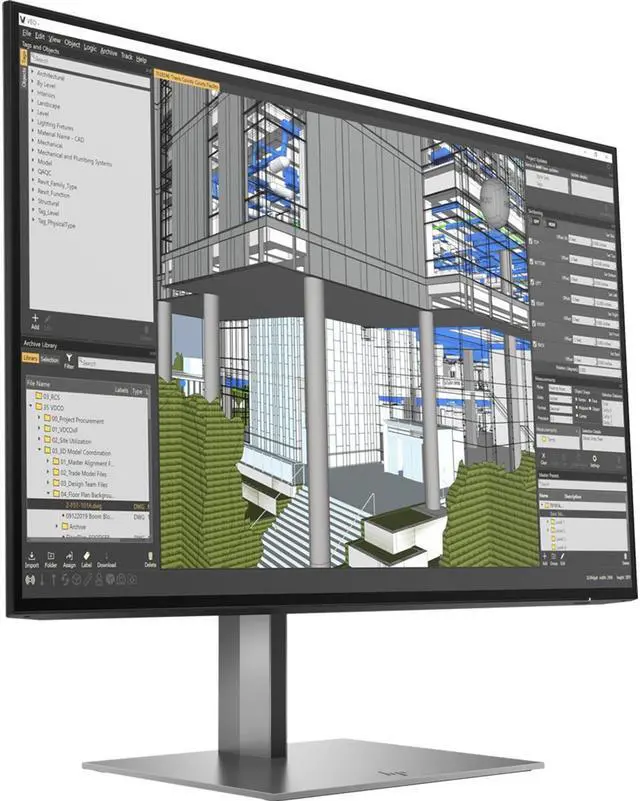 Alt view image 15 of 20 - HP Z24N 24" 60Hz  Full HD 1920 x 1080 16:9 IPS Monitor with HDMI