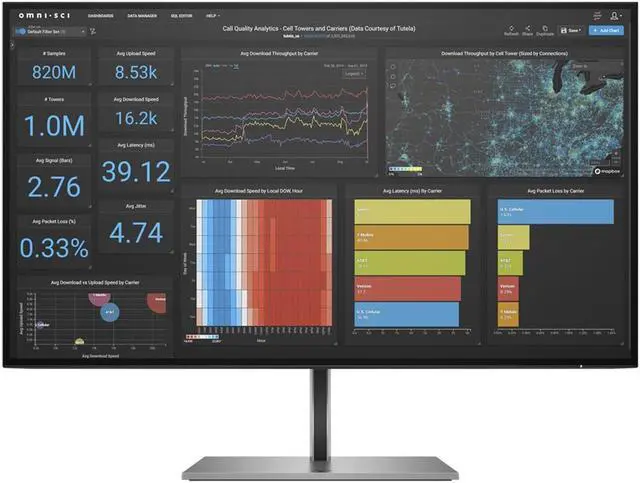 Alt view image 18 of 20 - HP 27" 60 Hz IPS QHD Monitors - LCD Flat Panel 5ms (GTG) HDMI, DisplayPort, USB Flat Panel Z27q