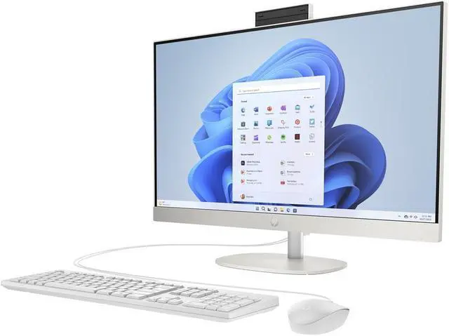Alt view image 11 of 13 - HP 23.8 inch All-in-One Desktop PC, FHD Display, AMD Athlon Silver 7120U, 8 GB RAM, 256 GB SSD, AMD Radeon Graphics, Windows 11 Home, 24-cr0010 (2023)