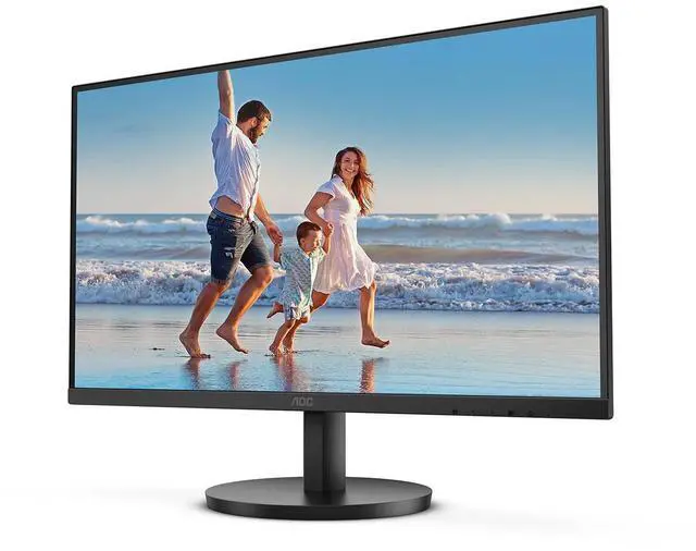 Alt view image 12 of 20 - AOC 24B3HM 24" Class Full HD LED Monitor - 16:9 - Black - 23.8" Viewable - Vertical Alignment (VA) - LED Backlight - 1920 x 1080 - 16.7 Million Colors - Adaptive Sync - 250 Nit - 4 ms - 75 H