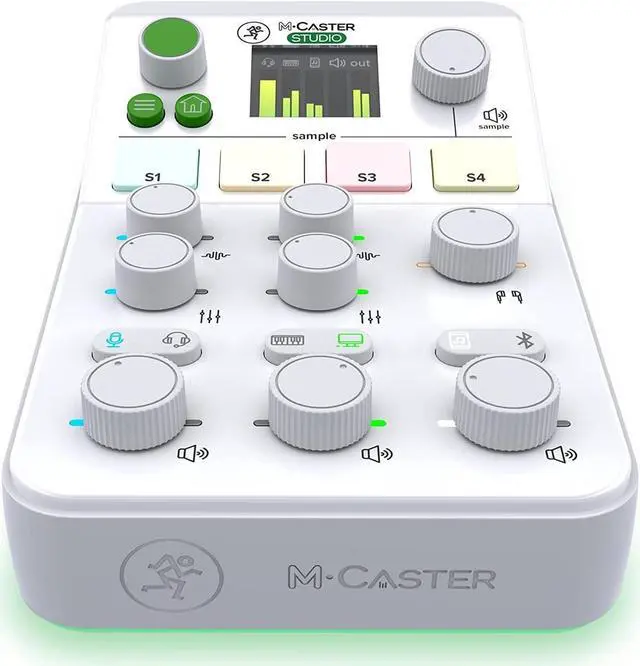 Main image of Mackie M Caster Studio Desktop Live Streaming Mixer, White