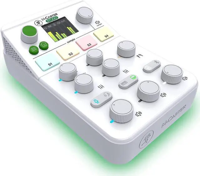 Alt view image 2 of 7 - Mackie M Caster Studio Desktop Live Streaming Mixer, White