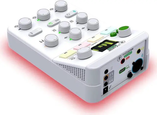 Alt view image 4 of 7 - Mackie M Caster Studio Desktop Live Streaming Mixer, White