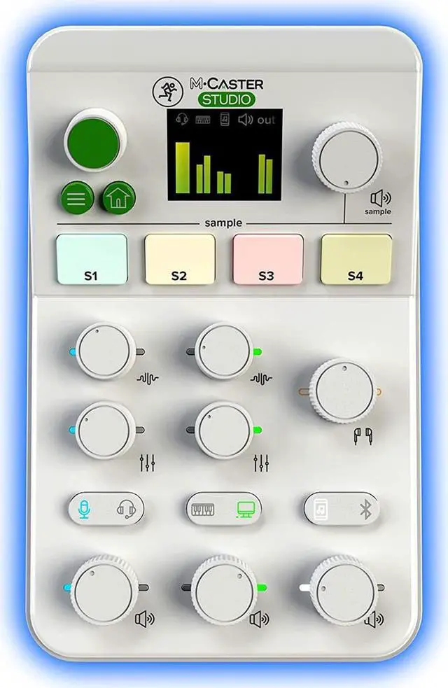 Alt view image 7 of 7 - Mackie M Caster Studio Desktop Live Streaming Mixer, White