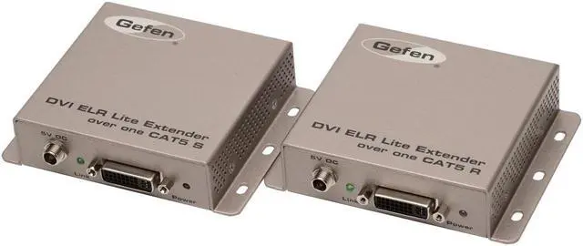 Alt view image 9 of 16 - Gefen EXT-DVI-1CAT5-SR DVI ELR Lite Extender over one CAT-5