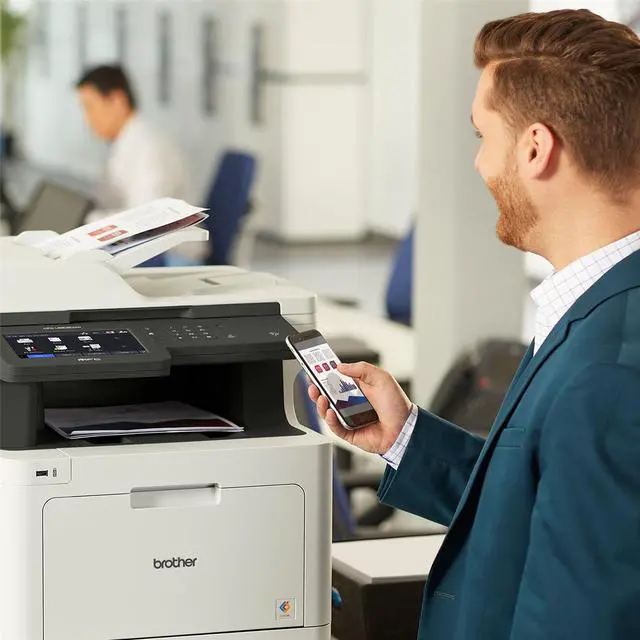 Alt view image 18 of 19 - Brother Business Color Laser All-in-One Printer with Low-cost Printing, Duplex Print, Scan, Copy and Wireless Networking Model MFCL8905CDW