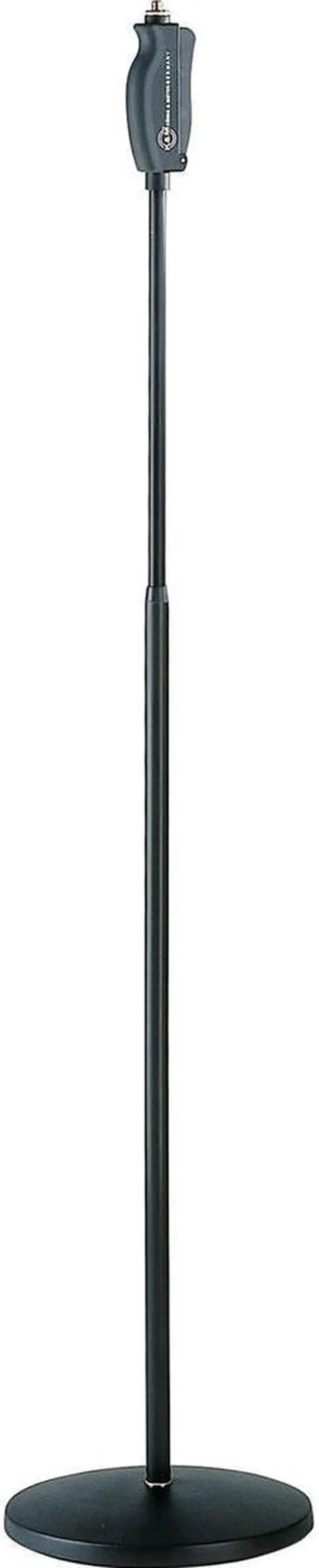 Main image of K&M 26085 One-Hand Microphone Stand, 41.73-70.47" Height, Black #26085.500.55