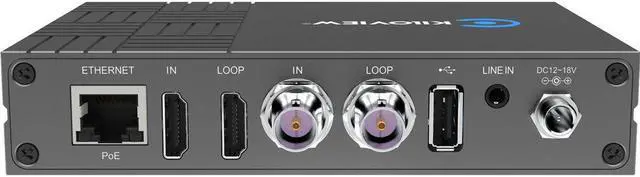 Alt view image 3 of 5 - Kiloview E3 Dual-Channel 4K HDMI & 3G-SDI HEVC Video Encoder