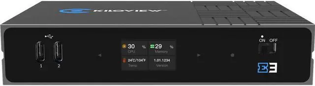 Main image of Kiloview E3 Dual-Channel 4K HDMI & 3G-SDI HEVC Video Encoder