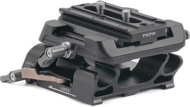 Alt view image 3 of 7 - Tilta 15mm LWS Arca-Type Manfrotto Dual Baseplate Kit, Black