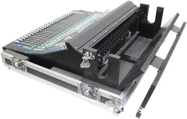 Main image of ProX XS-AHSQ5DHW ATA-300 Style Flight Case with Doghouse and Wheels for Allen & Heath SQ5 Console Mixer