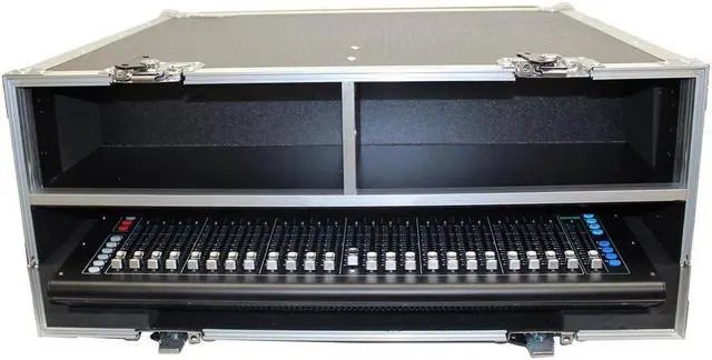 Alt view image 4 of 4 - ProX XS-AHSQ5DHW ATA-300 Style Flight Case with Doghouse and Wheels for Allen & Heath SQ5 Console Mixer