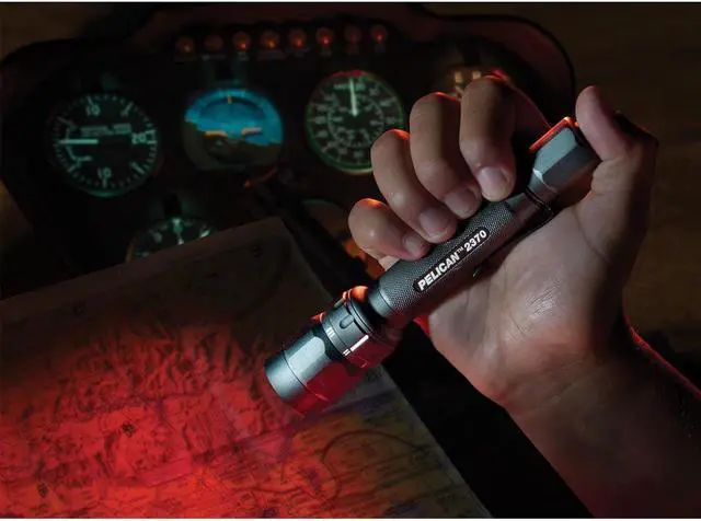 Alt view image 13 of 14 - PELICAN 023700-0000-110 106-Lumen 2370 3-LED Tactical LED Flashlight