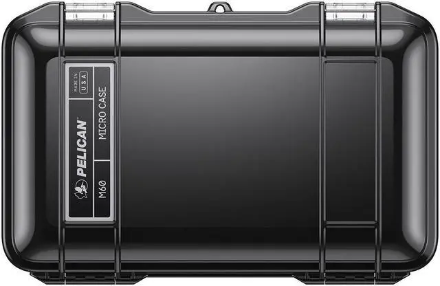 Alt view image 2 of 4 - Pelican M60 Waterproof Hard Micro Case, Large, Black #M600-0250-110