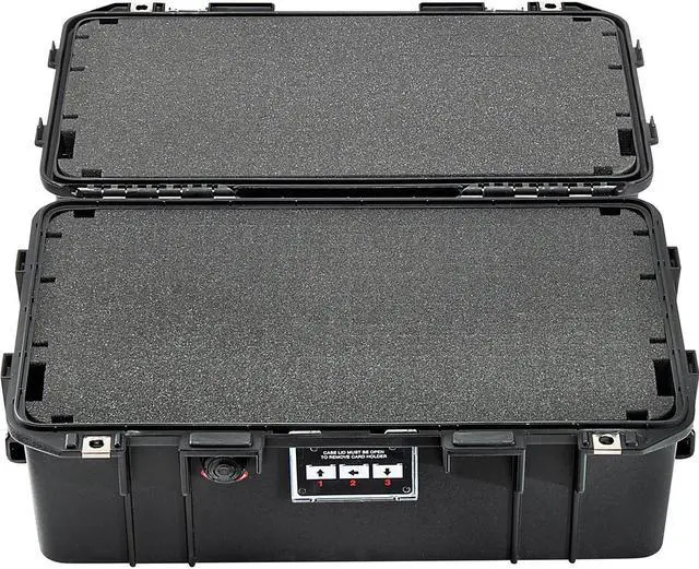 Alt view image 2 of 4 - Pelican 1465 Air Case with Foam, Black #014650-0000-110