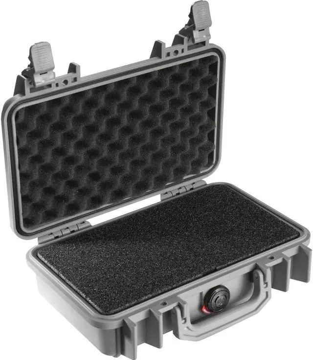 Alt view image 5 of 5 - Pelican 1170 Watertight Hard Case with Pick-N-Pluck Foam, Silver #1170-000-180