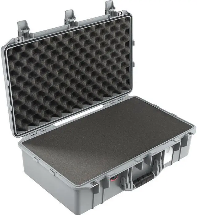 Main image of Pelican 1555AirWF Hard Carry Case with Foam Insert and Liner, Silver