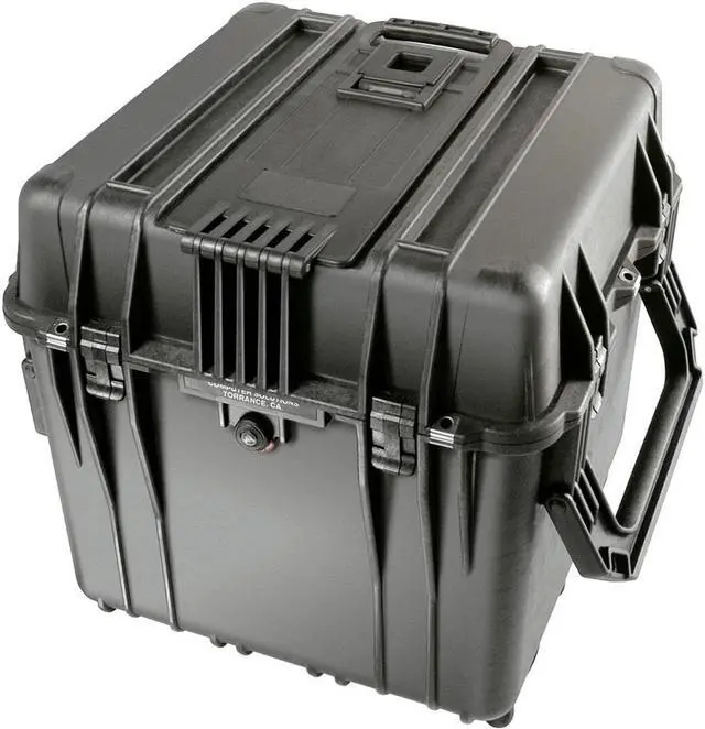 Alt view image 8 of 12 - PELICAN 0340-000-110 Black 0340 18" Cube Case with Foam