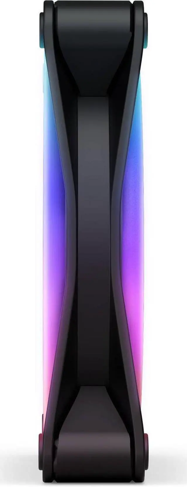 Alt view image 13 of 14 - NZXT F120RGB Duo - 120mm Dual-sided RGB Fan - Triple Pack (Black) w/RGB Controller
