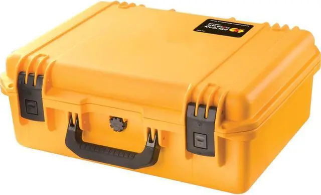 Alt view image 4 of 7 - Pelican Storm Cases iM2400 Dry Box, 18x13x6.7in Interior, Yellow, Cubed Foam iM2