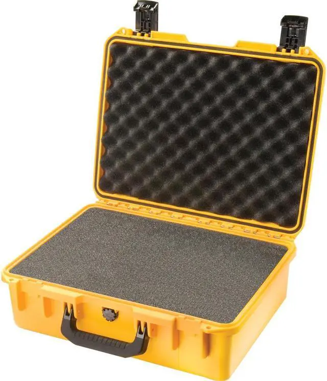 Alt view image 5 of 7 - Pelican Storm Cases iM2400 Dry Box, 18x13x6.7in Interior, Yellow, Cubed Foam iM2