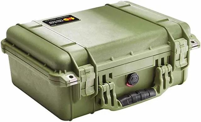 Alt view image 5 of 9 - Pelican 1450 Case with Foam (Olive Drab)