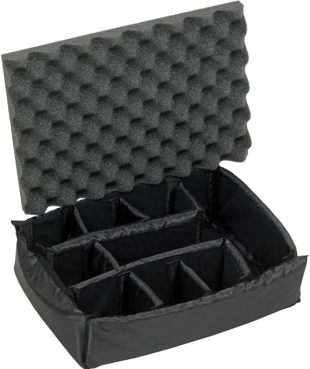 Alt view image 10 of 11 - Pelican Protector Case 1450 with Padded Dividers - Hard case - copolymer - black