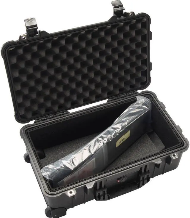 Alt view image 7 of 13 - Pelican 1510TP Carry-On Case with TrekPak Divider System, Black #015100-0050-110
