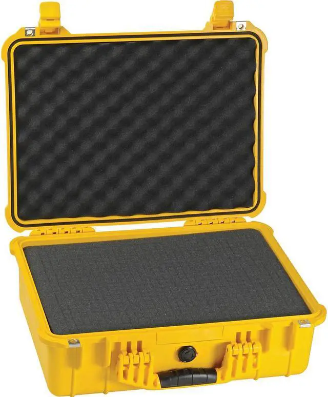 Alt view image 8 of 9 - PELICAN 1520-000-240 Yellow 1520 Shipping Box with Foam