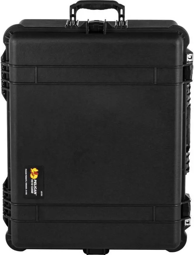 Alt view image 7 of 7 - Pelican 1610 Watertight Hard Case with TrekPak Divider System, Black