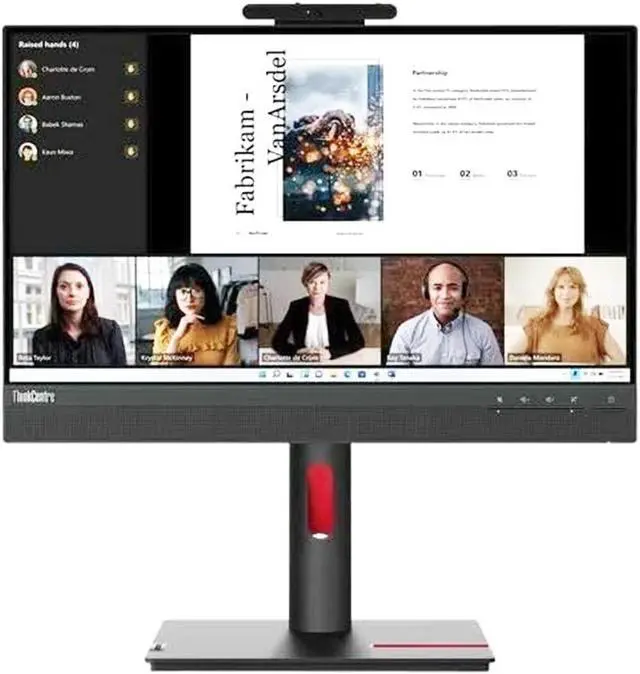 Alt view image 20 of 20 - Lenovo ThinkCentre Tiny-In-One 22 inch Gen 5 non touch Monitor