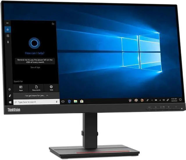 Alt view image 19 of 20 - Lenovo 22" (21.5" Viewable) 75 Hz VA FHD Monitor 4 ms (Extreme mode) / 6 ms (Typical mode) FreeSync (AMD Adaptive Sync) D-Sub, HDMI, Audio ThinkVision S22e-20