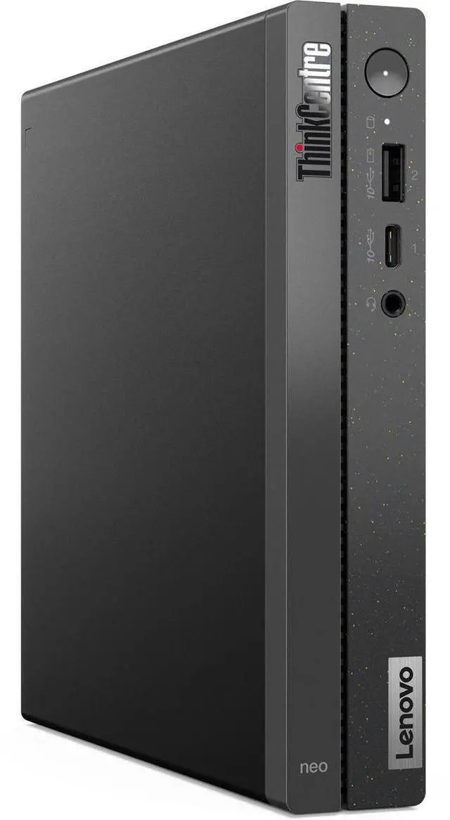 Alt view image 2 of 19 - Lenovo ThinkCentre neo 50q Gen 4 12LN000BUS Desktop Computer - Intel Core i5 13th Gen i5-13420H (8 Core) - 16 GB RAM DDR4 - 256 GB M.2 NVMe 4.0 x4 SSD - Tiny - Black