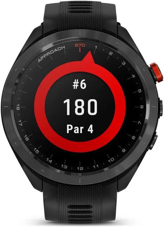 Alt view image 7 of 18 - Garmin Approach S70, 47mm, Premium GPS Golf Watch, Black