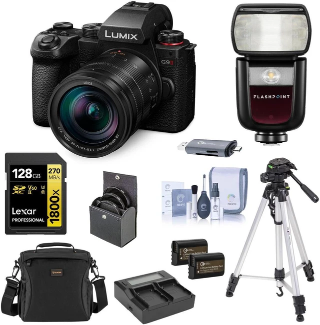 Main image of Panasonic Lumix G9 II Mirrorless Camera, 12-60mm f/2.8-4 ASPH Lens,Essential Kit