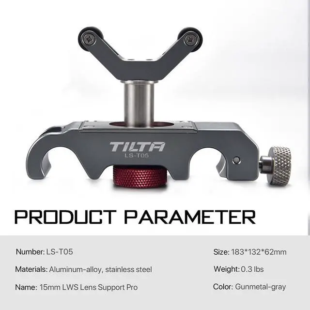 Alt view image 3 of 7 - Tilta LS-T05 Lens Support
