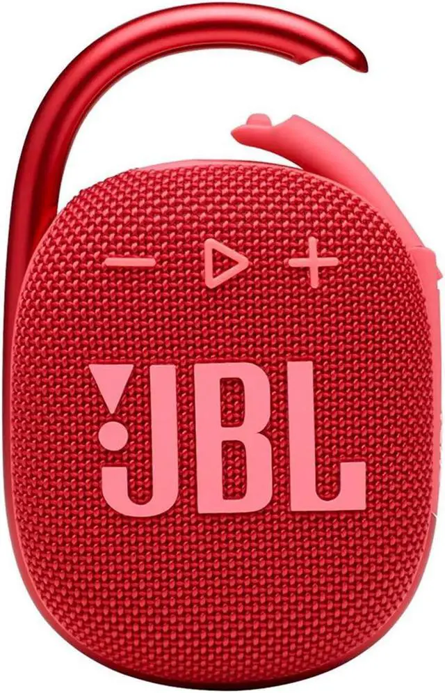 Alt view image 12 of 19 - JBL Clip 4 Portable Bluetooth Waterproof Speaker (Red)