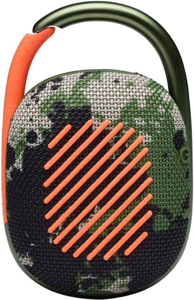 Alt view image 16 of 20 - JBL Clip 4: Portable Speaker with Bluetooth, Built-in Battery, Waterproof and Dustproof Feature - Squad (JBLCLIP4SQUADAM)