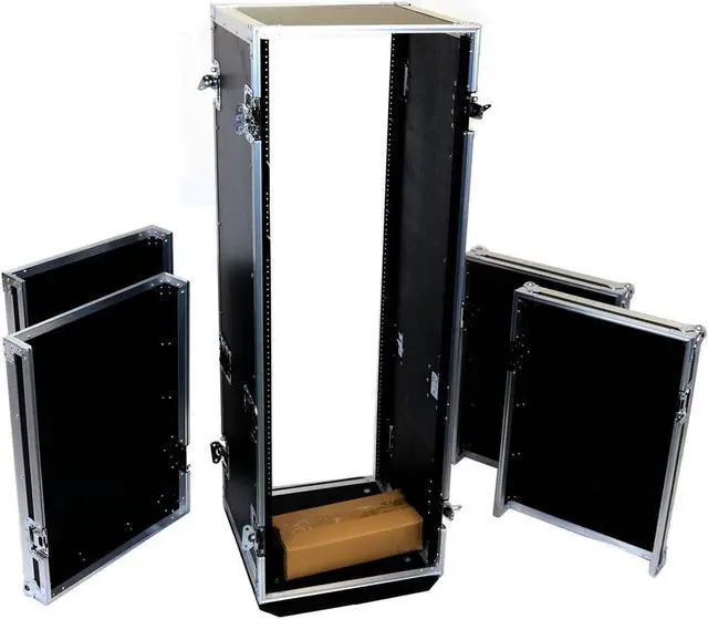 Alt view image 2 of 4 - Deejay LED Fly Drive 33U Space Professional DJ Amplifier Case - 18" Body Depth