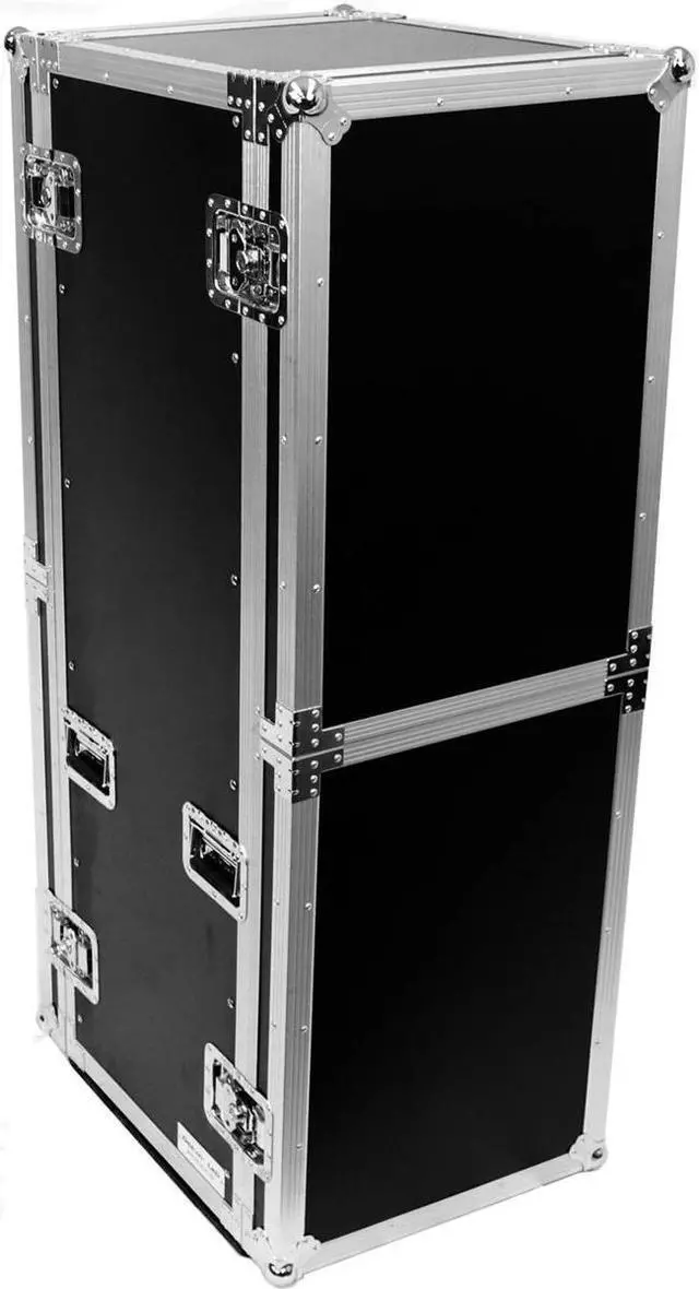 Alt view image 4 of 4 - Deejay LED Fly Drive 33U Space Professional DJ Amplifier Case - 18" Body Depth
