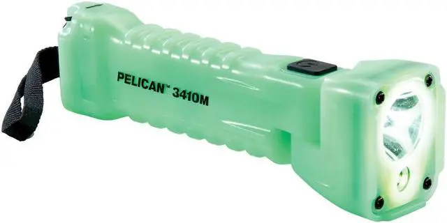 Alt view image 3 of 4 - pelican 3410 right angle led flashlight with magnetic clip (photo luminescent body)