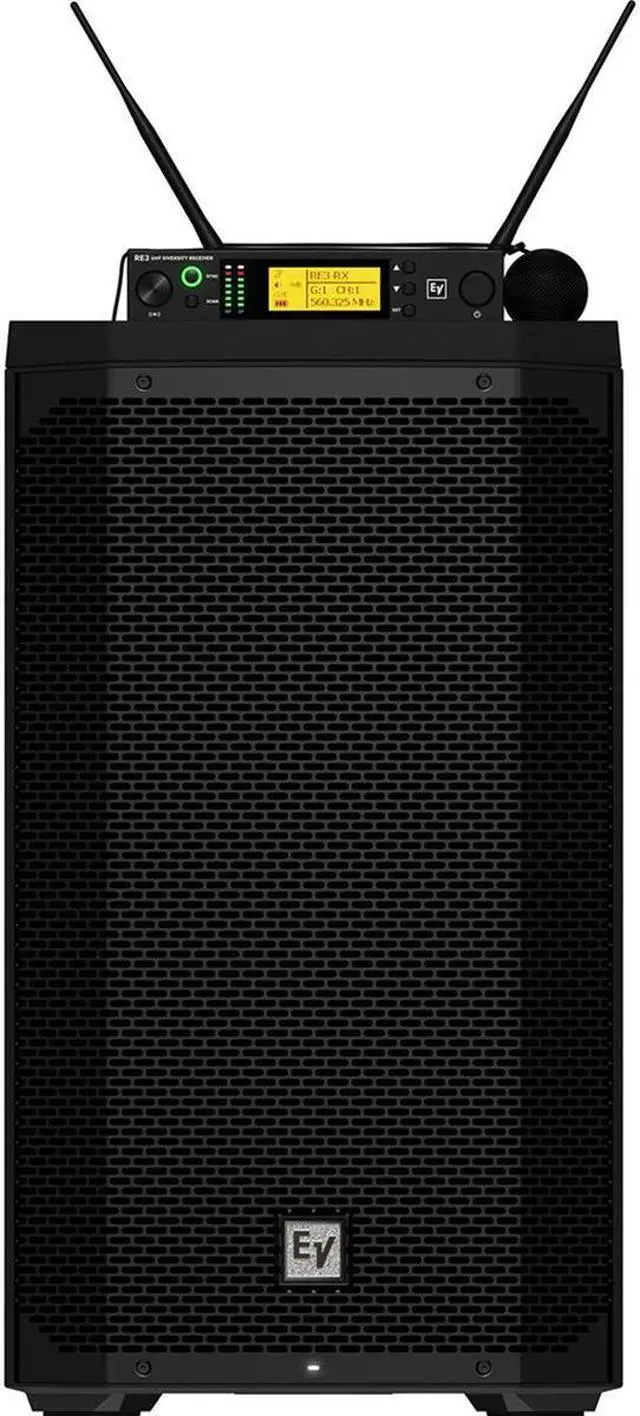 Alt view image 4 of 7 - Electro-Voice EVERSE 12 12" 400W Weatherized Battery-Powered Loudspeaker with Bluetooth Audio and Control, Black