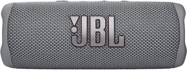 Alt view image 8 of 15 - JBL Flip 6 Gray Portable Bluetooth Speaker