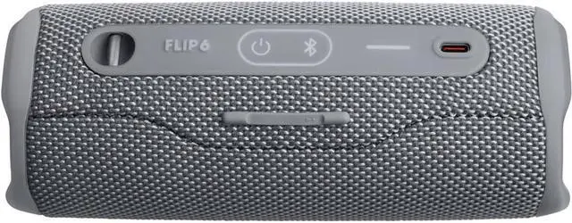 Alt view image 10 of 15 - JBL Flip 6 Gray Portable Bluetooth Speaker