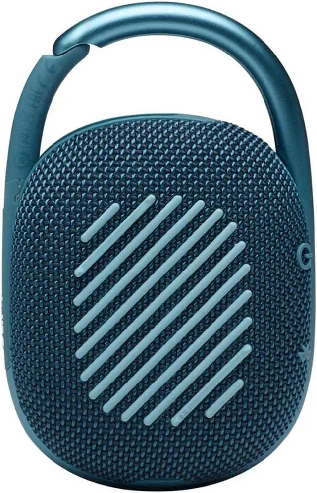 Alt view image 20 of 20 - JBL Clip 4 Blue Portable Bluetooth Speaker