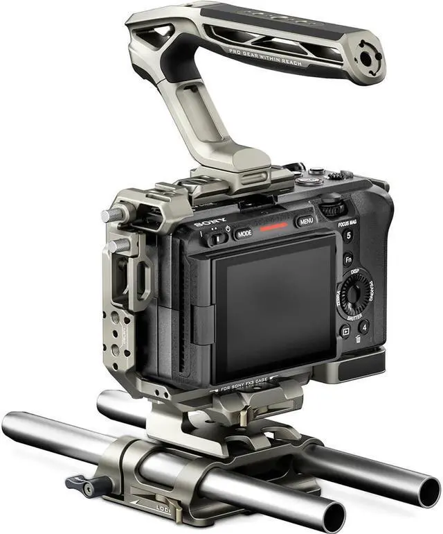 Alt view image 2 of 7 - Tilta Full Camera Cage Basic Kit for Sony FX3 & FX30 V2, Titanium Gray