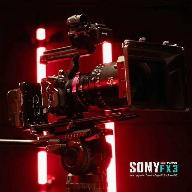 Alt view image 7 of 7 - Tilta Full Camera Cage Basic Kit for Sony FX3 & FX30 V2, Titanium Gray